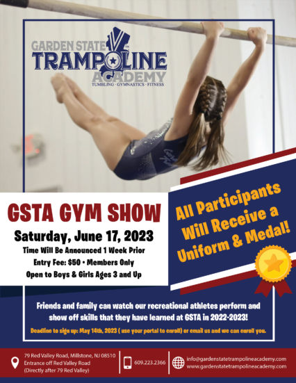 GSTA Gym Show 2023 Flyer